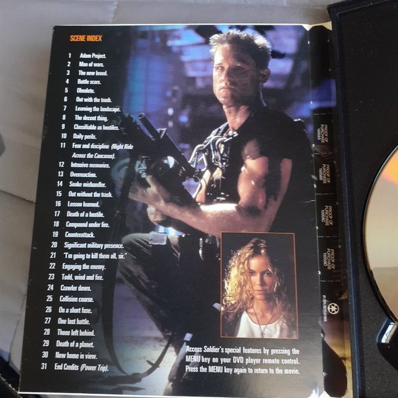 Soldier DVD 1998 Paul Anderson Kurt Russell Snapper Case - Picture 3 of 4